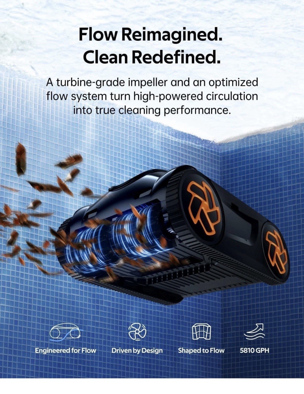 iGarden Pool Cleaner, 2H Cordless Robotic Pool Vacuum for Inground & Above gallery