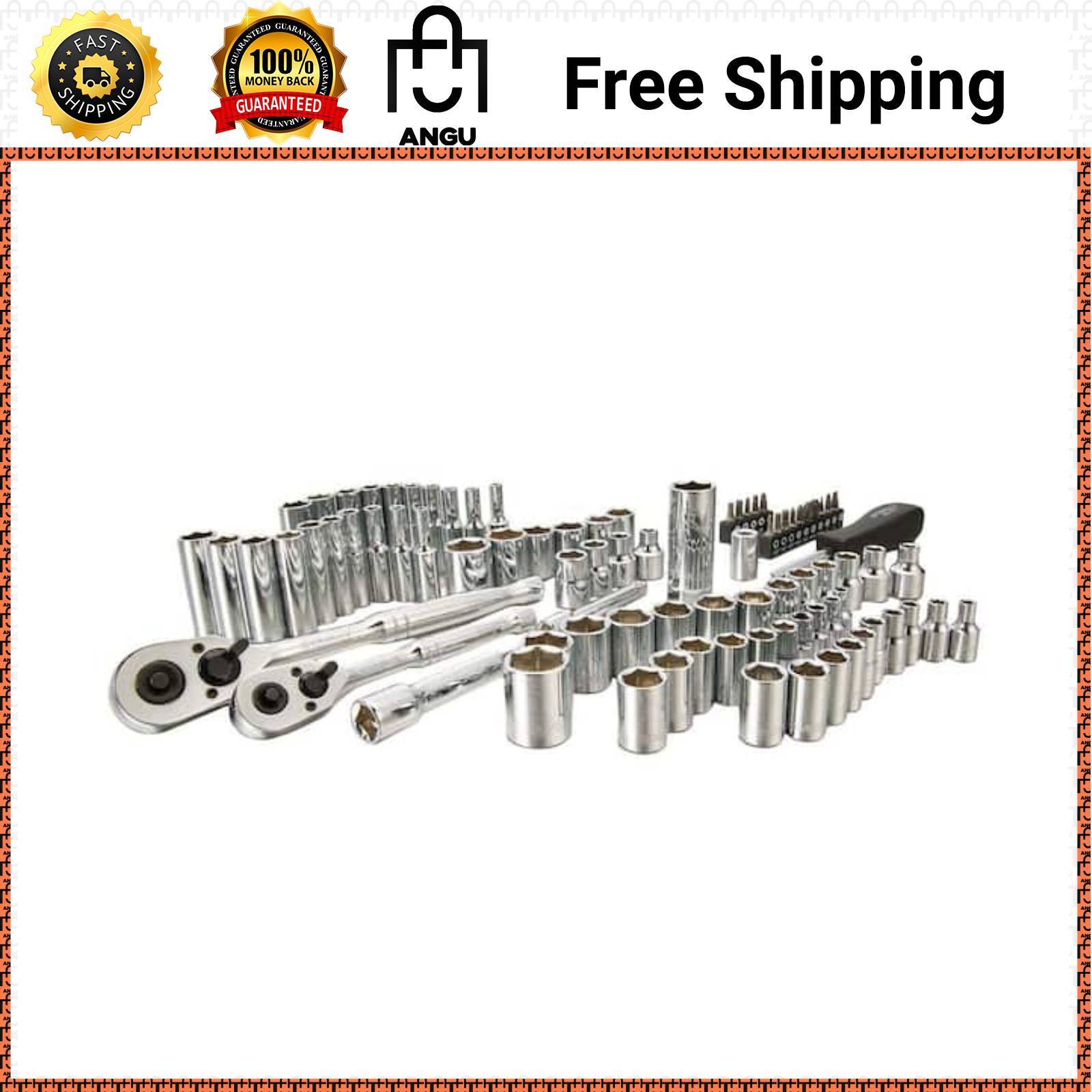 SAE Metric Mechanics Tool Set 85-Piece Ratchet & Socket Sets 1/4 in. and 3/8 in gallery