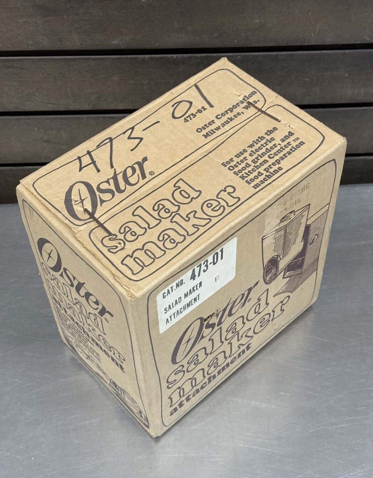 Vintage OSTER Salad Maker Attachment - Cat No. 473-01 New Unopened gallery