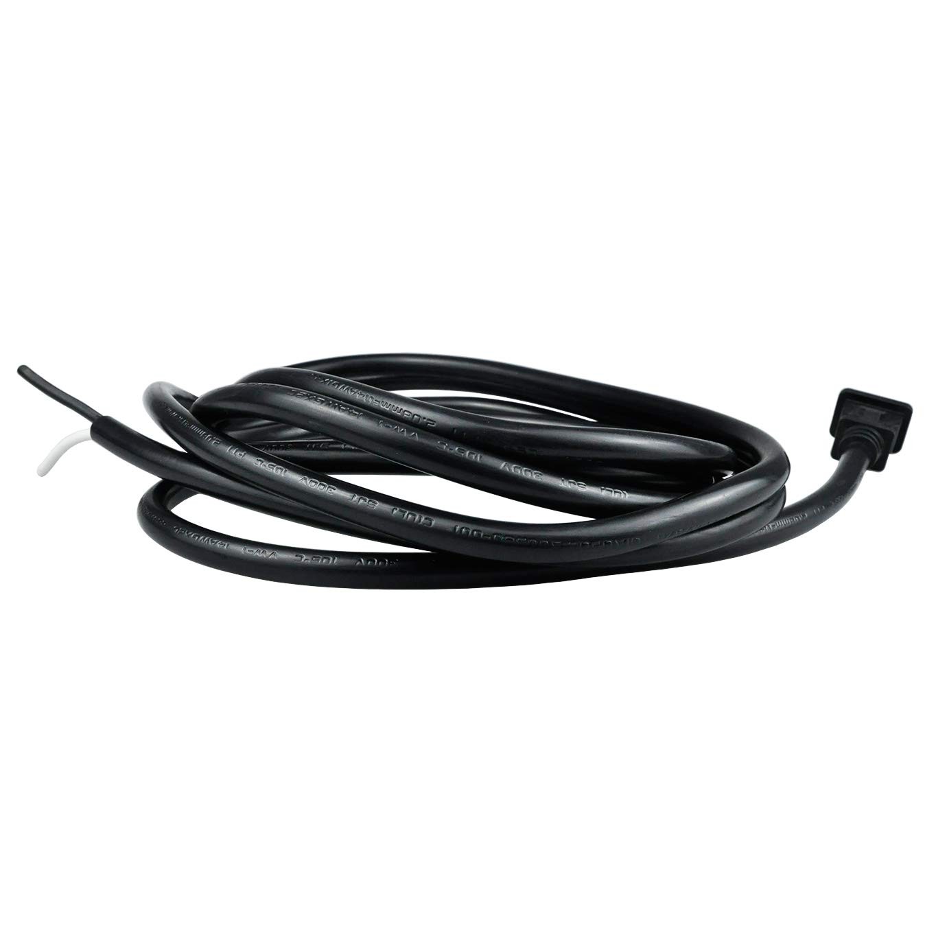 2 Prong Polarized 18 Gauge 10ft Power Cord Pigtail Tool Heavy Duty 110V 115V ... gallery