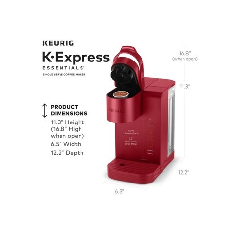 Keurig K-Express Essentials Single Serve K-Cup Pod Coffee Maker - Red gallery