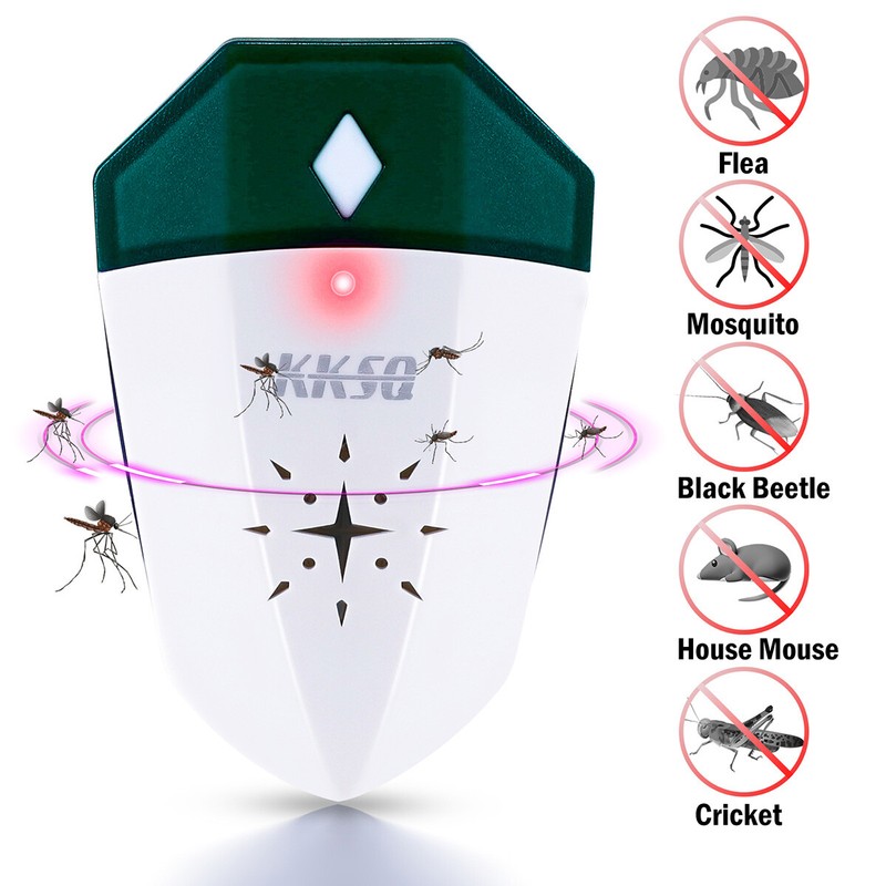 Electronic Rodents Repellent Ultrasonic Pest Control Plug In Flea Mice Deterrent gallery