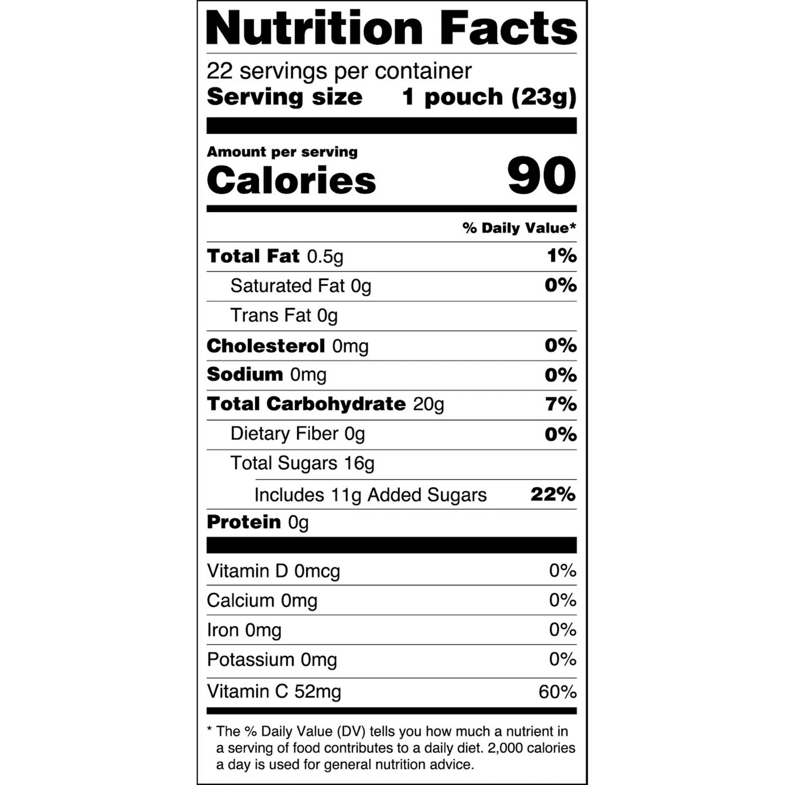 Great Value Fruit Smiles Snacks, Tangy Flavor, 22 Count gallery