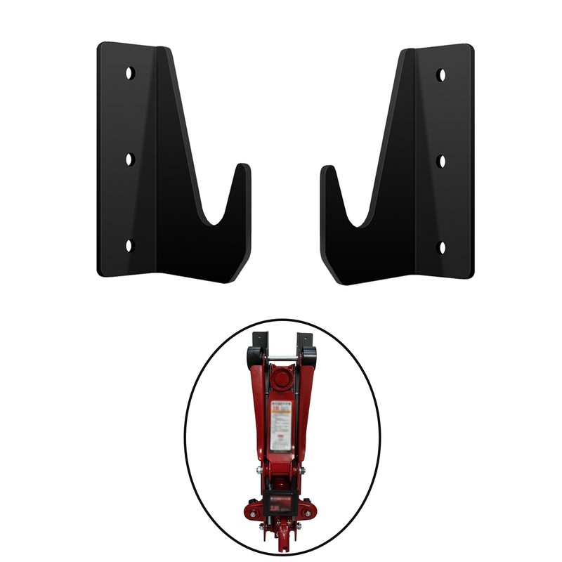Floor Jack Stand Wall Mount Organizer Brackets Garage Tool Hangers Jack Stand... gallery