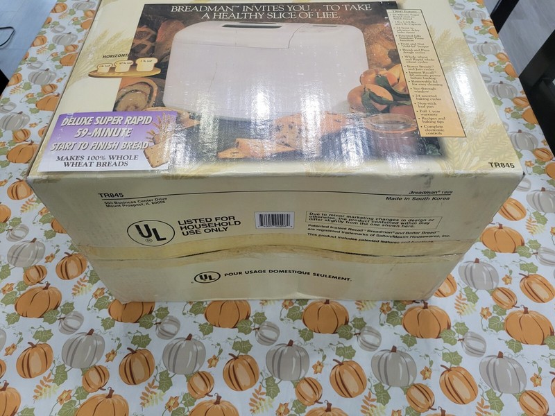 "New" NOS Breadman Plus - TR845 Bread Maker - NIB Sealed - gallery