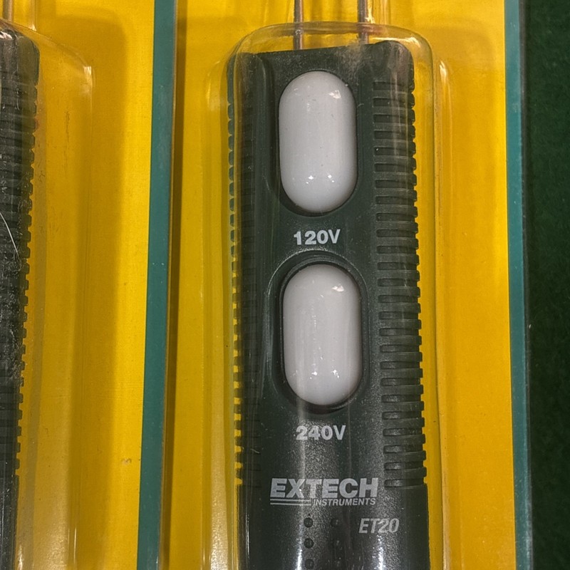 2- Extech ET20 Voltage Tester 100-250V AC/DC Electrical Circuit Detector gallery