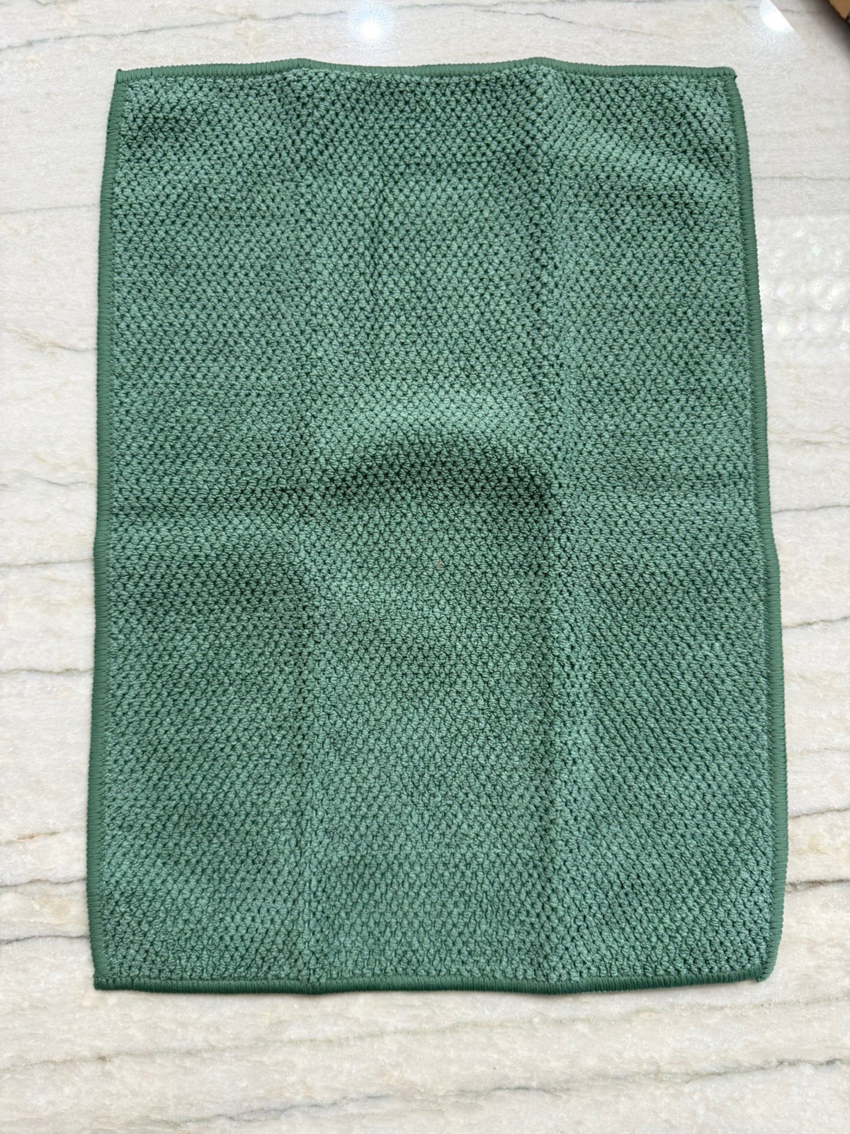 New Norwex Diamond Textured Kitchen Cloth Forest Green Counter gallery