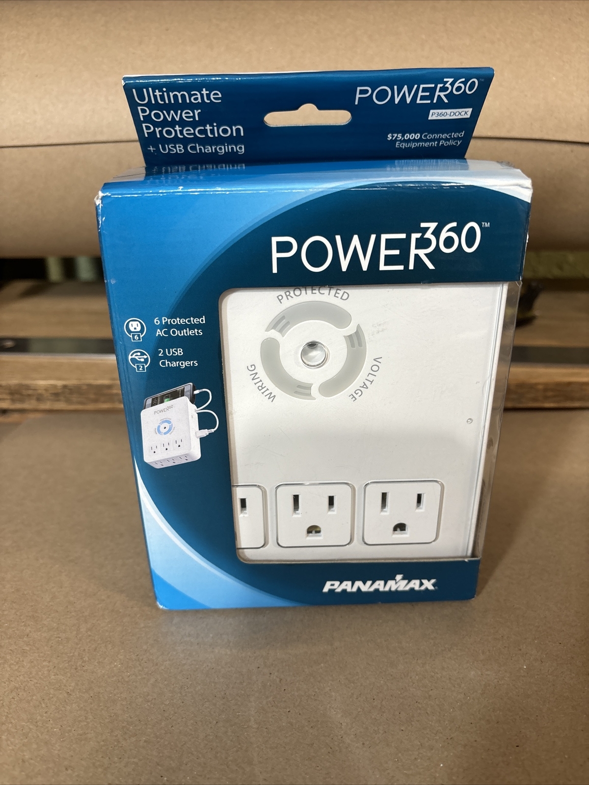 Panamax360 P360-Dock Power360 6 Outlet Wall Dock / USB Charging Station gallery