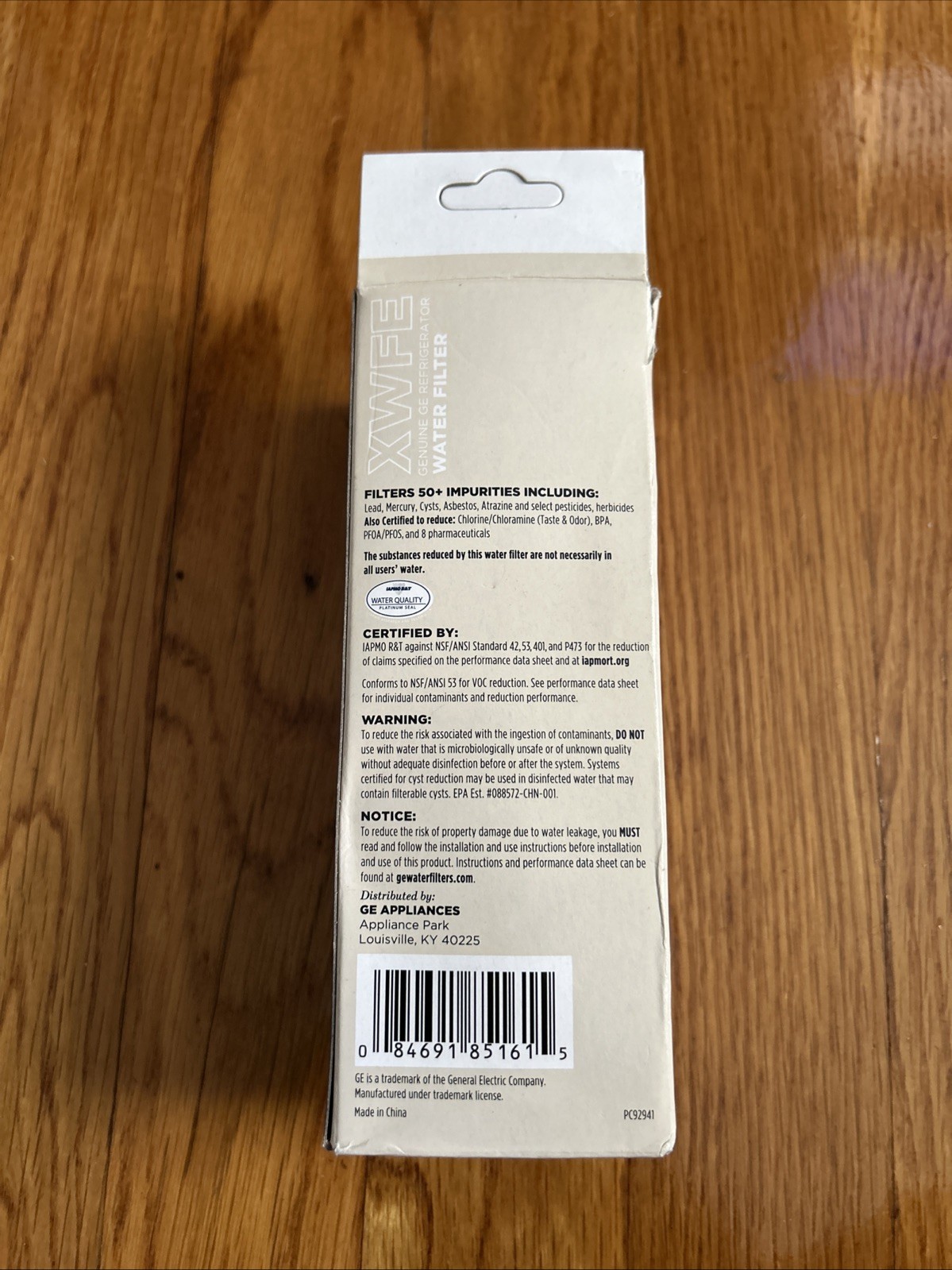 GE XWFE Refrigerator Water Filter - NEW OPEN BOX GENUINE gallery