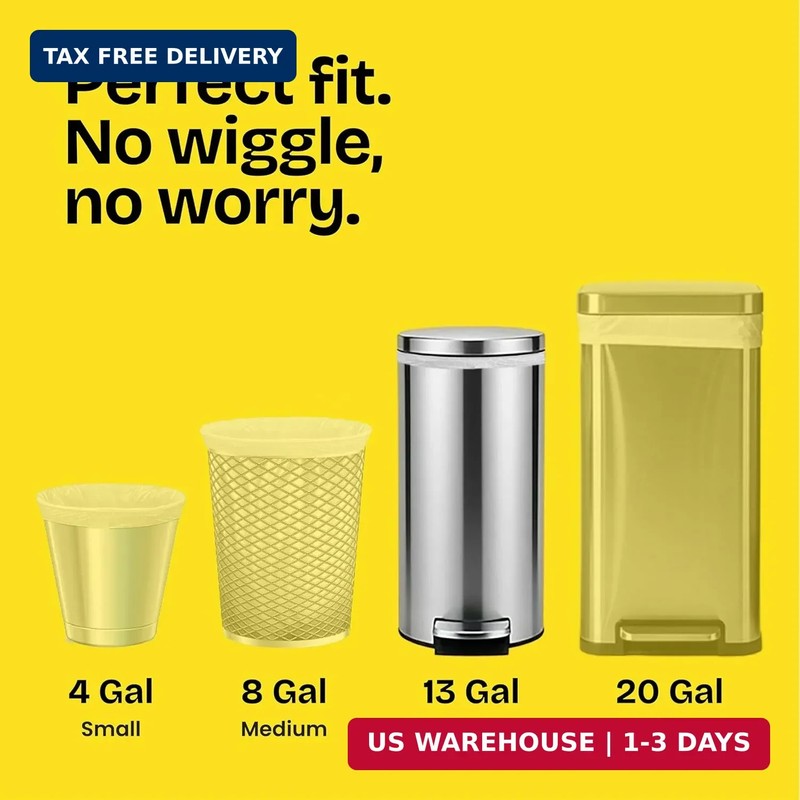Glad ForceFlex Tall Kitchen Drawstring Trash Bags, 13 Gal, Fragrance Free, 40 Ct gallery