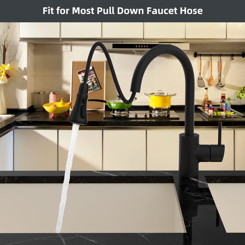 Pull Down Spray Head for Kitchen Faucet Compatible with Moen Delta,Kohler Faucet gallery