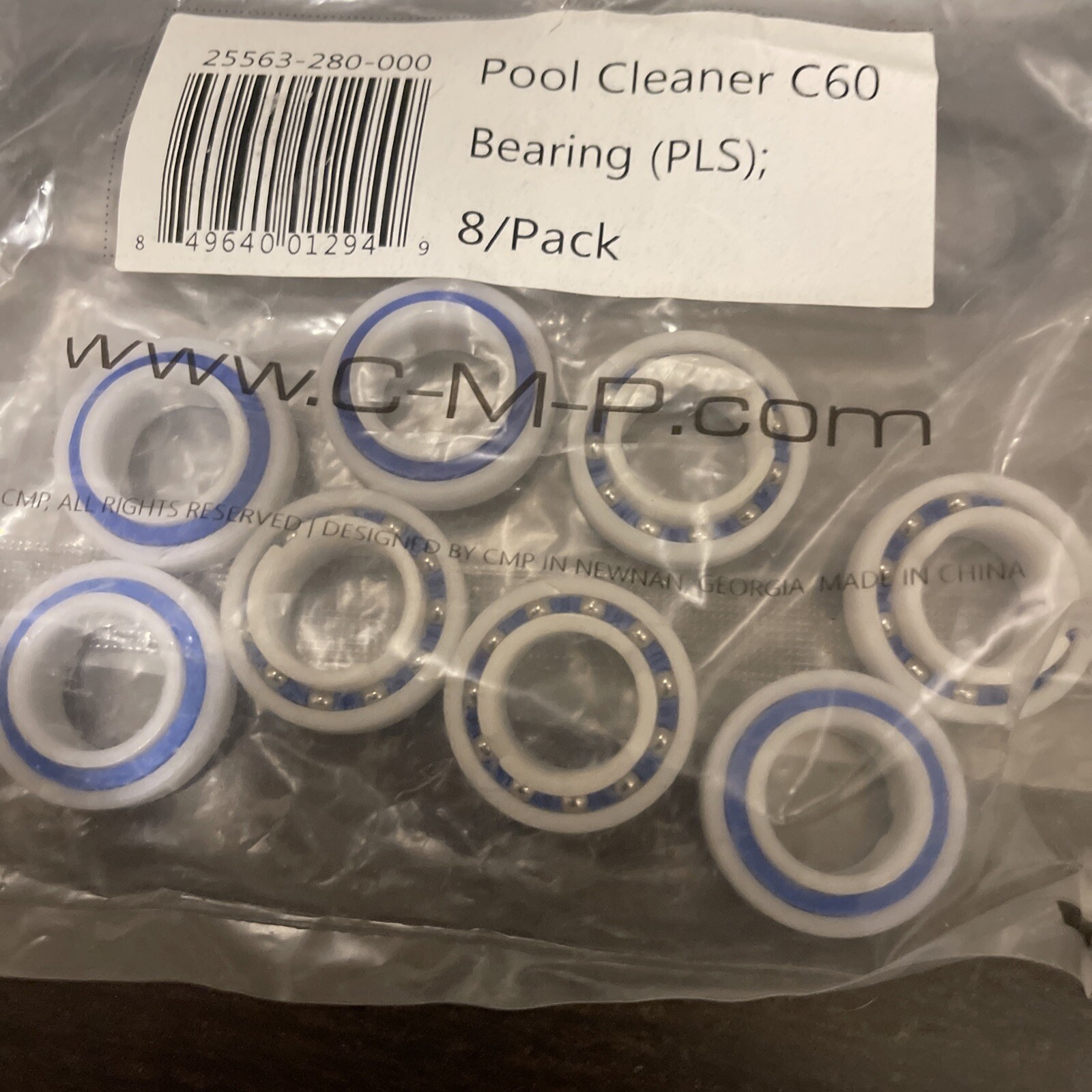 Custom Molded Products CMP Pool Cleaner C60 Bearing (Polaris), 8/Pack gallery