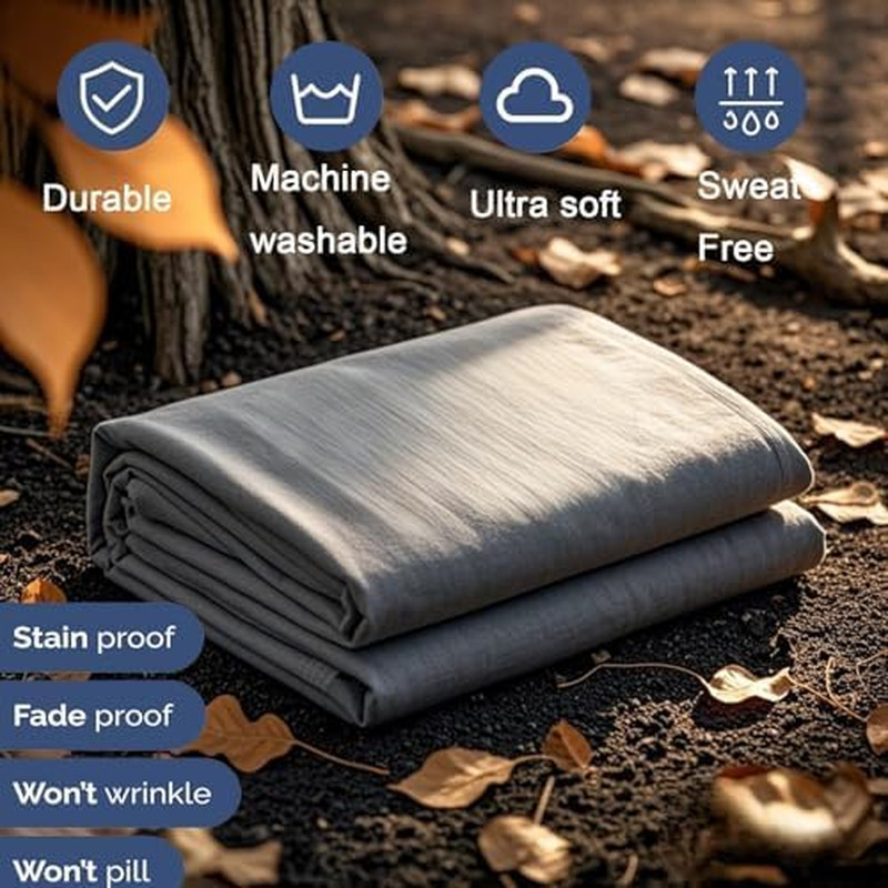 Grounding Sheets, 20% Pure Silver Fiber + 80% Organic Cotton, Grounded Sheet Ear gallery