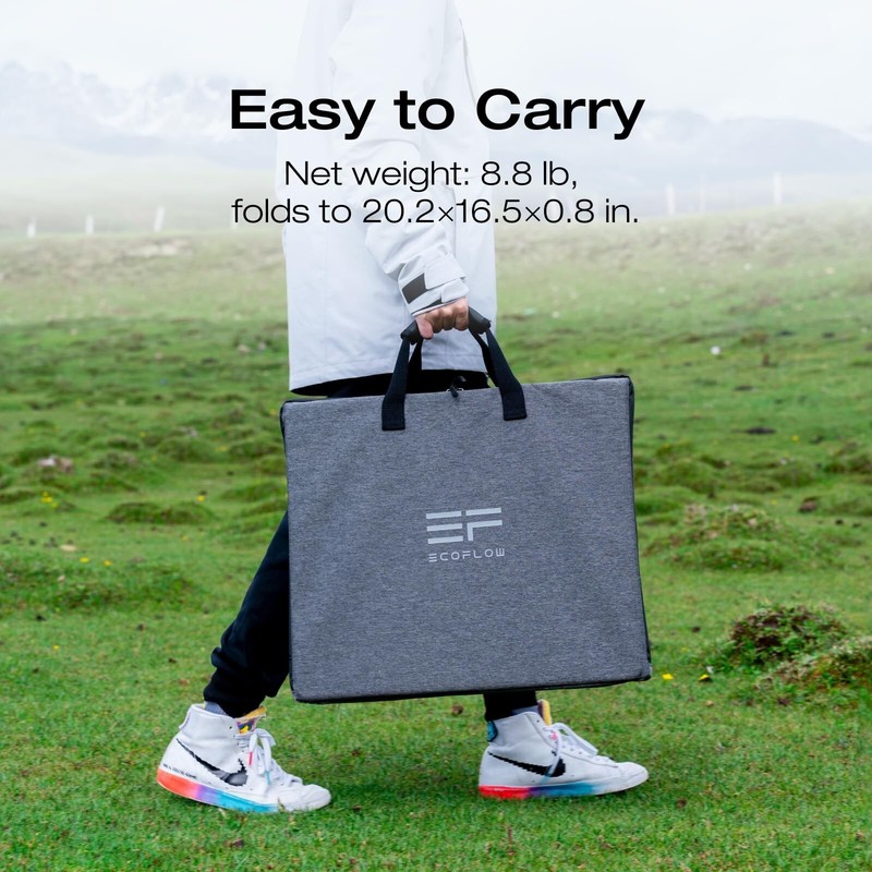 EcoFlow 110W Portable Solar Panel Foldable with Carry Case Very Good Refurbished gallery