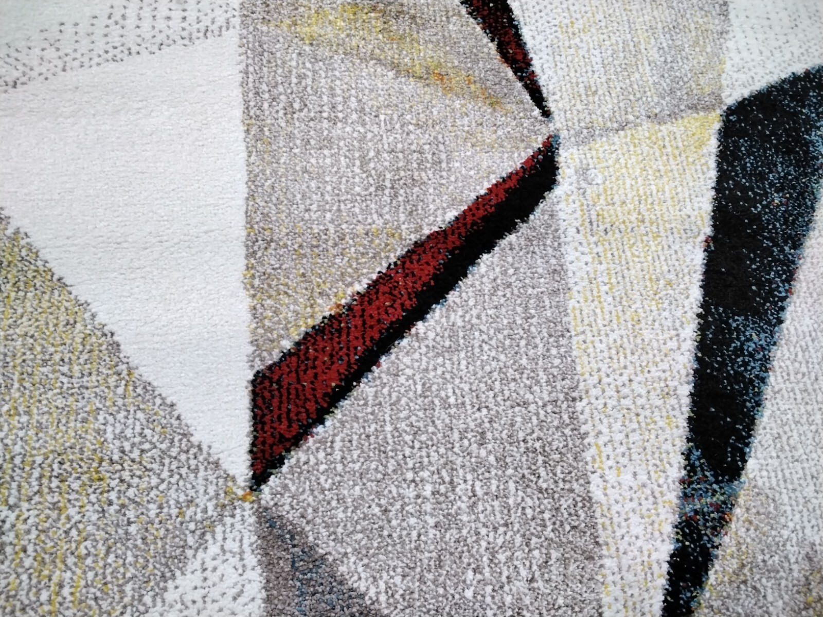 LIT GREY / ORANGE 6'-7" X 9' Back Stain Rug, Reduced Price 1172754743 PRL6940F-6 gallery