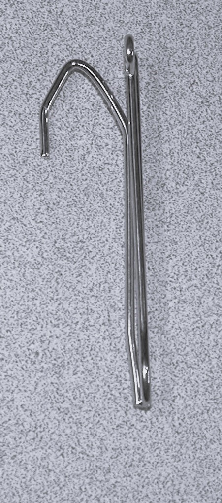 10 Pc 3" L Slip On 2-Prong Pleater Curtain Drapery Hooks Pins Hardware 1/2" Drop gallery