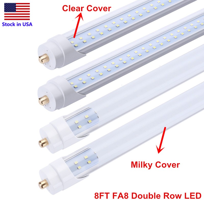 8FT led shop light Single Pin FA8 LED Tube Light (Ballast Removed) Garage Light gallery
