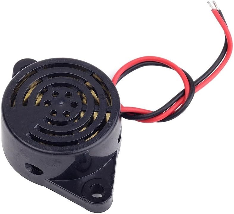 5Pcs SFM-27 DC 3-24V Electronic Buzzer Alarm Sounder Continuous Sound Black gallery