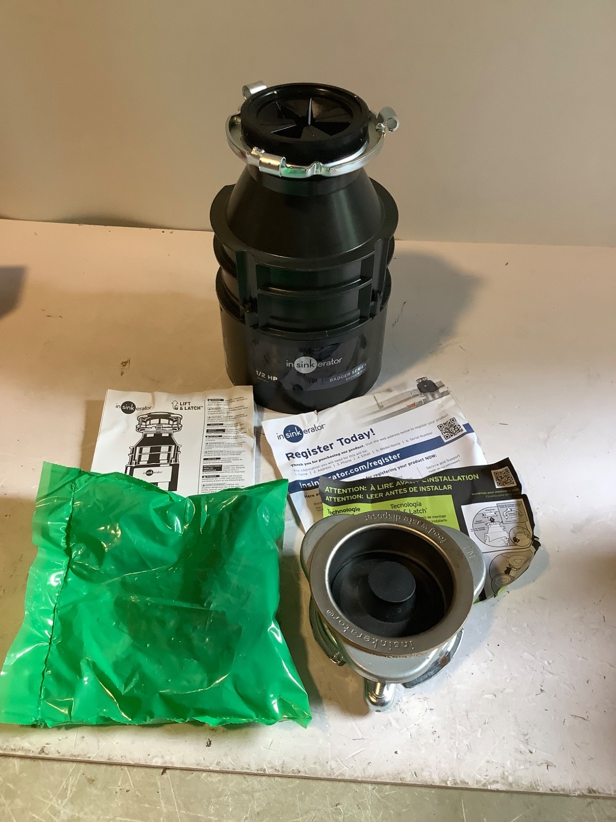 InSinkErator Badger 500 Standard Series 1/2 HP Continuous Feed Garbage Disposal gallery