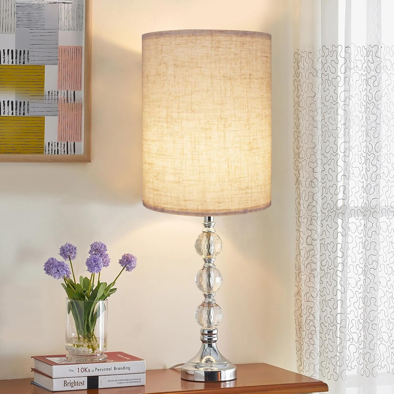 Tall Drum Lamp Shade for Table Lamps, Floor Lamp, Cloth Lampshade 10" Top X 10" gallery