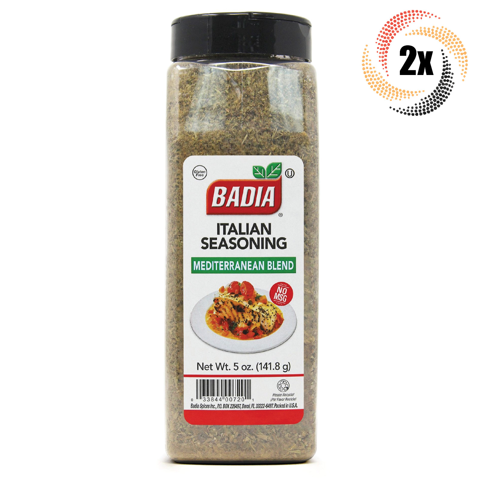2x Pints Badia Italian Mediterranean Blend Seasoning | 5oz | Gluten Free! gallery