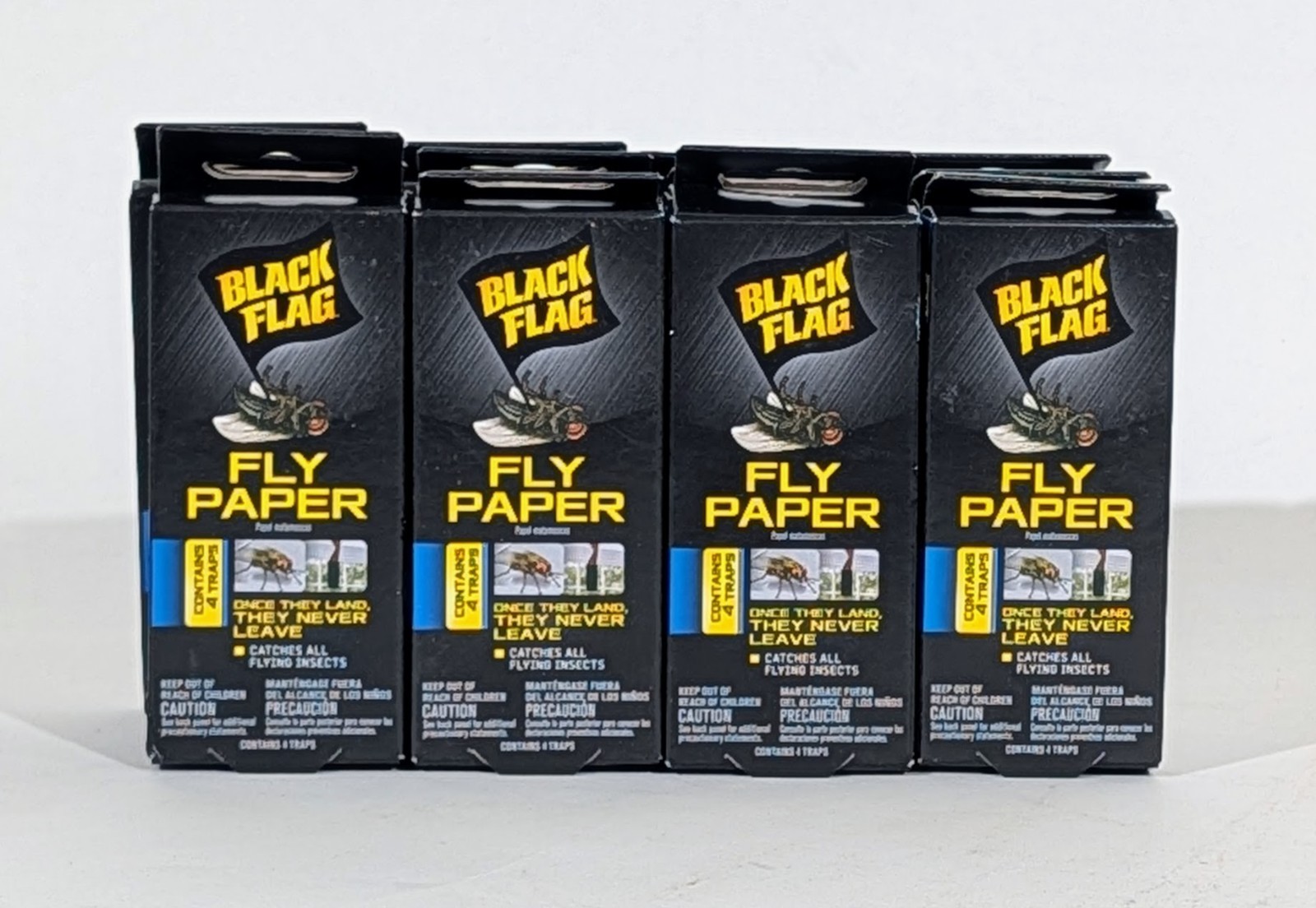 Black Flag HG-11016 Fly Paper Insect Trap, 4 Rolls Packs - 12 Packs (48 Traps) gallery