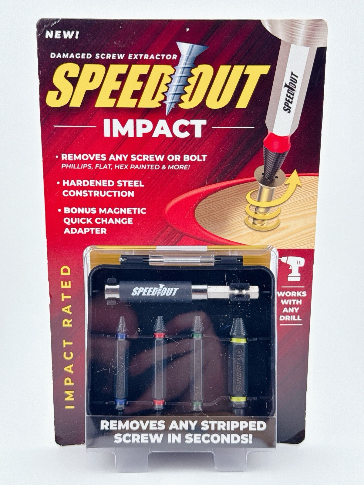 OnTel SPEEDOUT Impact Screw And Bolt Extractor SOIP-PKG-01-0525-910 gallery