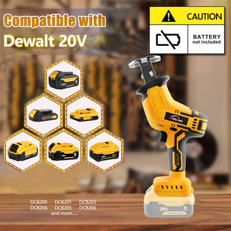 Cordless Reciprocating Saw for Dewalt 20V Battery Brushless Power Recipro Tool gallery