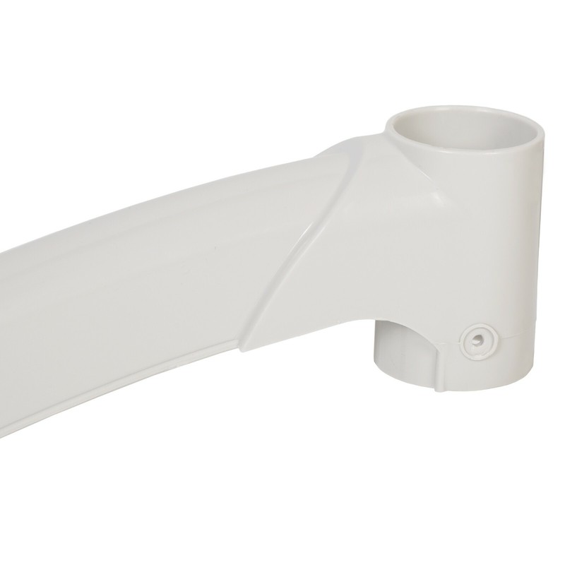 White Short Handrail Replace For Above Ground Swimming Pool Step gallery