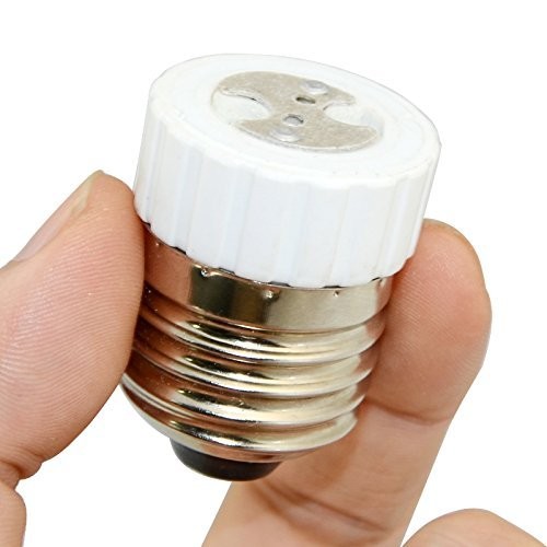 YI LIGHTING (Pack of 2) E26/E27 to MR16 Converter, 43x28mm, White gallery