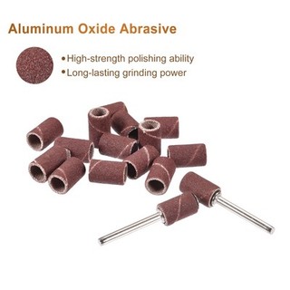 100Pcs 1/4 Inch Sanding Sleeves Set 320 Grit with 2Pcs 1/8 Inch Mandrels gallery