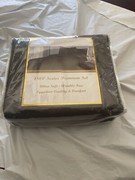 LUX DECOR COLLECTION DUVET 3 PC SET, 1800 SERIES, DARK GREY, NWOT gallery