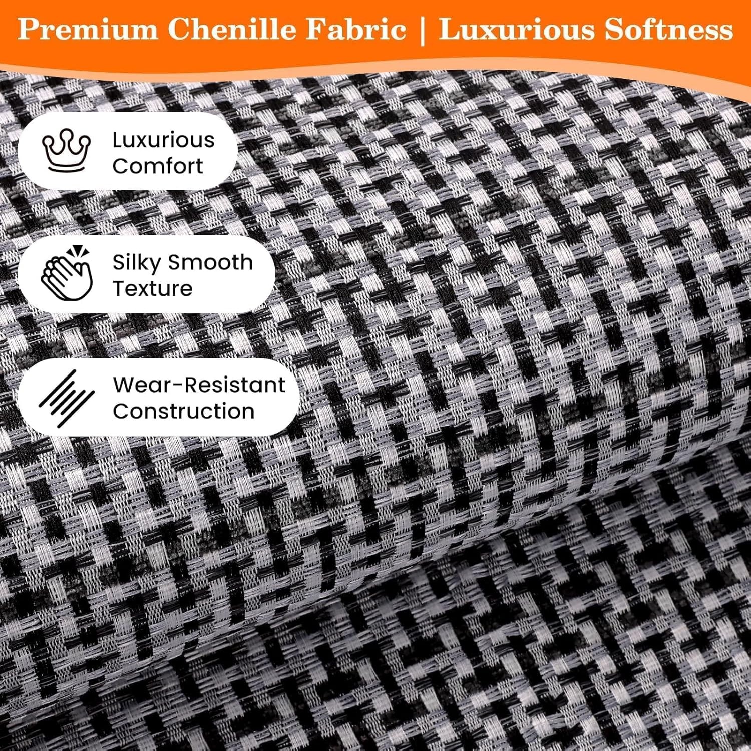 Machine Washable Kitchen Rug Non Slip Absorbent Floor Mat Chenille Carpet gallery