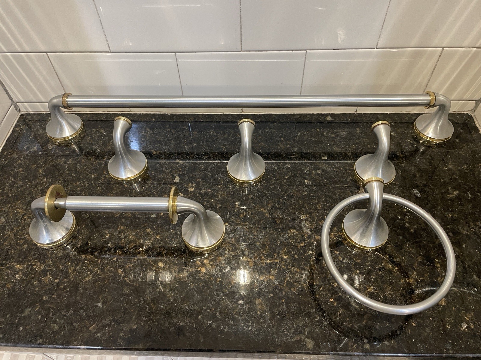 Six Piece Cifial Bathroom Accessory Set gallery