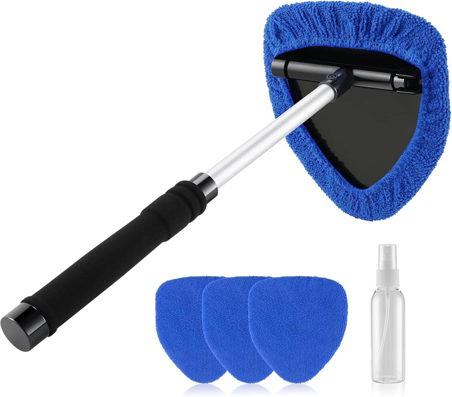 Windshield Cleaning Tool Kit Car Window Glass Wiper Cleaner Brush Pad Extendable gallery