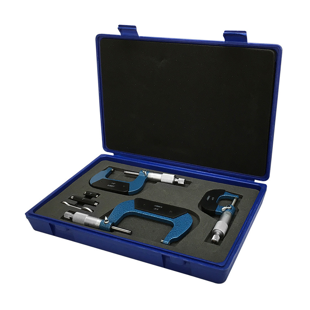 Set Of 3 Pcs 0-3 Inch Outside Micrometer 0.0001 Inch 1-2 Inch Stick Bar Gauge gallery
