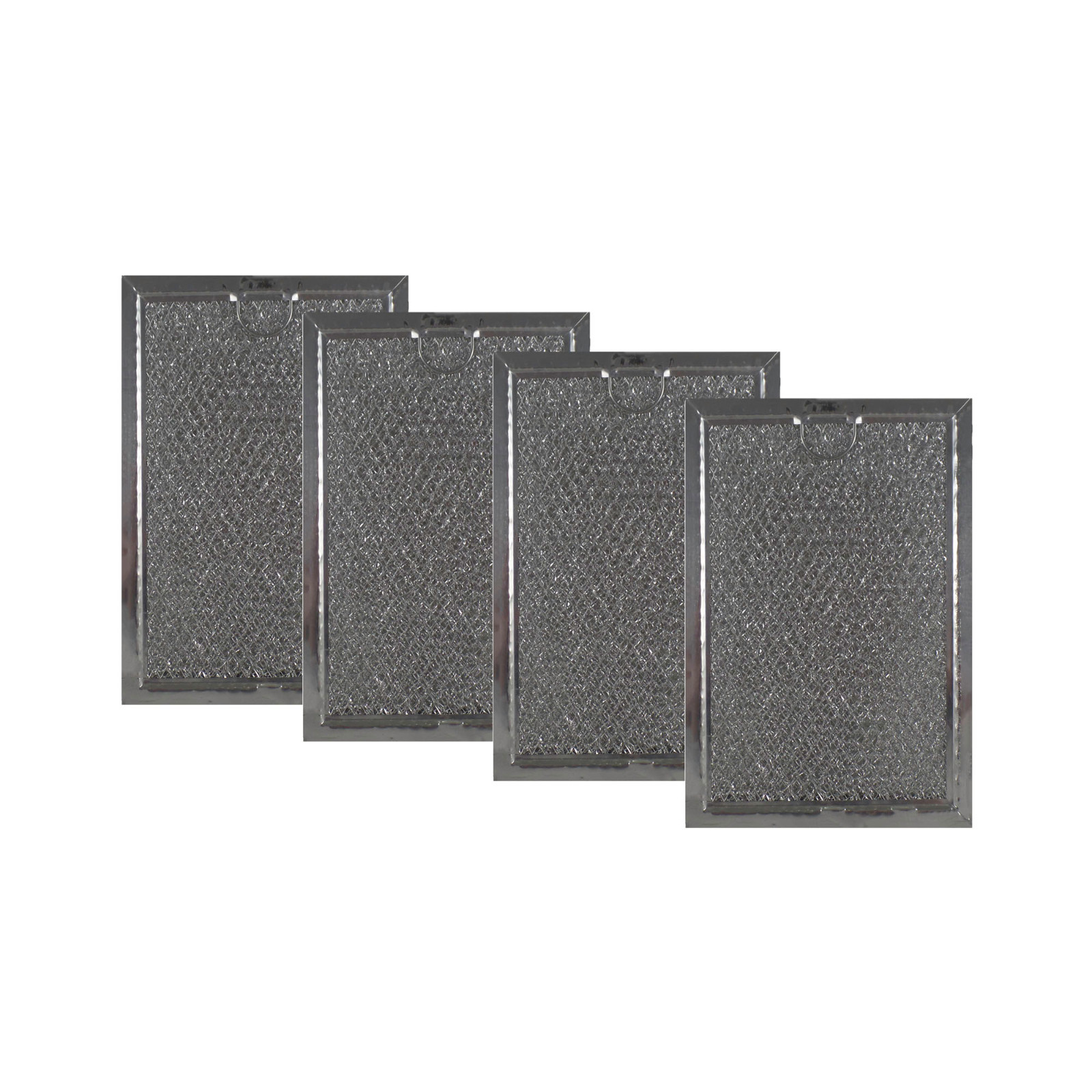 (4 PACK) Aluminum Grease Mesh Microwave Oven Filters 5" x 7-5/8" x 3/32" By AFF gallery