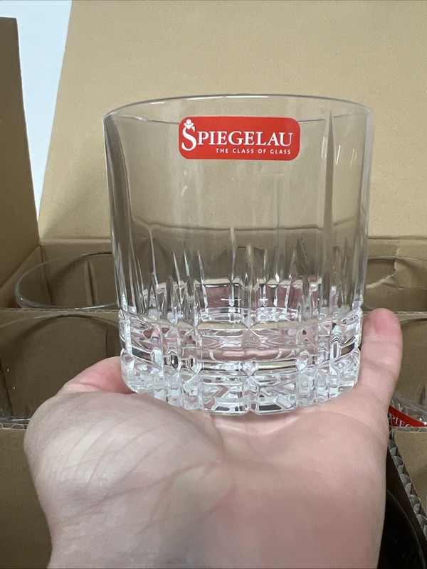 Spiegelau Single Old Fashioned Glasses - Lowball Crystal Cocktail Glasses 270ml gallery