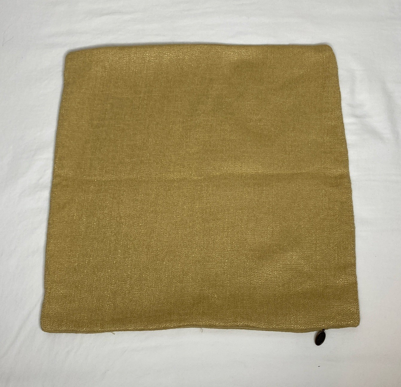Pier One Throw Pillow Cover Golden Yellow 19x19 Square gallery