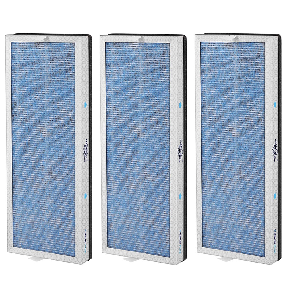 3 Pack H13 True HEPA Air Purifier Filter Replacement For Membrane Solutions MS18 gallery