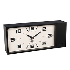DULTON Double Face Wall Clock Rectangle Black Magnetic Wall Mounted H21-0362BK