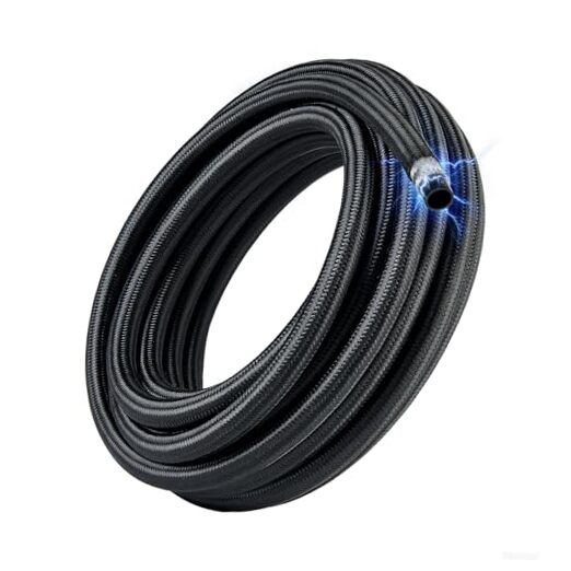 Conductive 6AN PTFE Fuel Line Hose, Antistatic E85 Compatible PTFE 6AN 10FT gallery