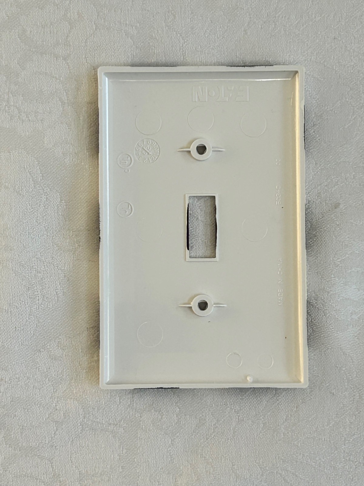 Designer Inspired BLACK/WHITE CHECK Hand Painted SINGLE TOGGLE Switch Cover gallery