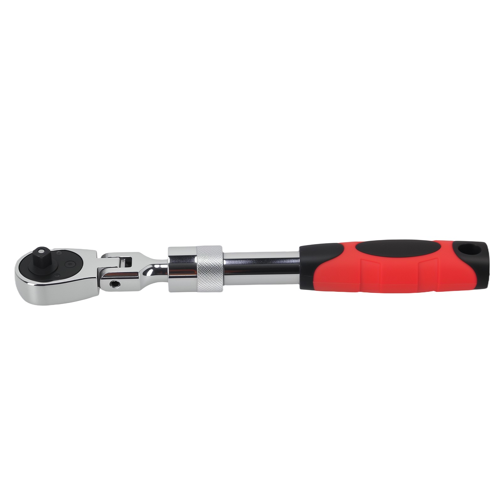 1/4in Drive 72-Tooth Ratchet Spanner 40Cr Steel Flexible Head TPR Handle gallery