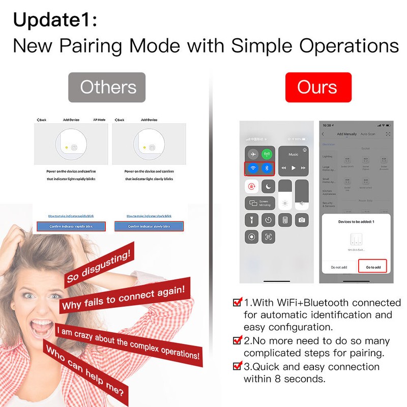 MOES WiFi Smart Light Switch Wall Touch Glass Panel Timer RF433 Alexa Google APP gallery