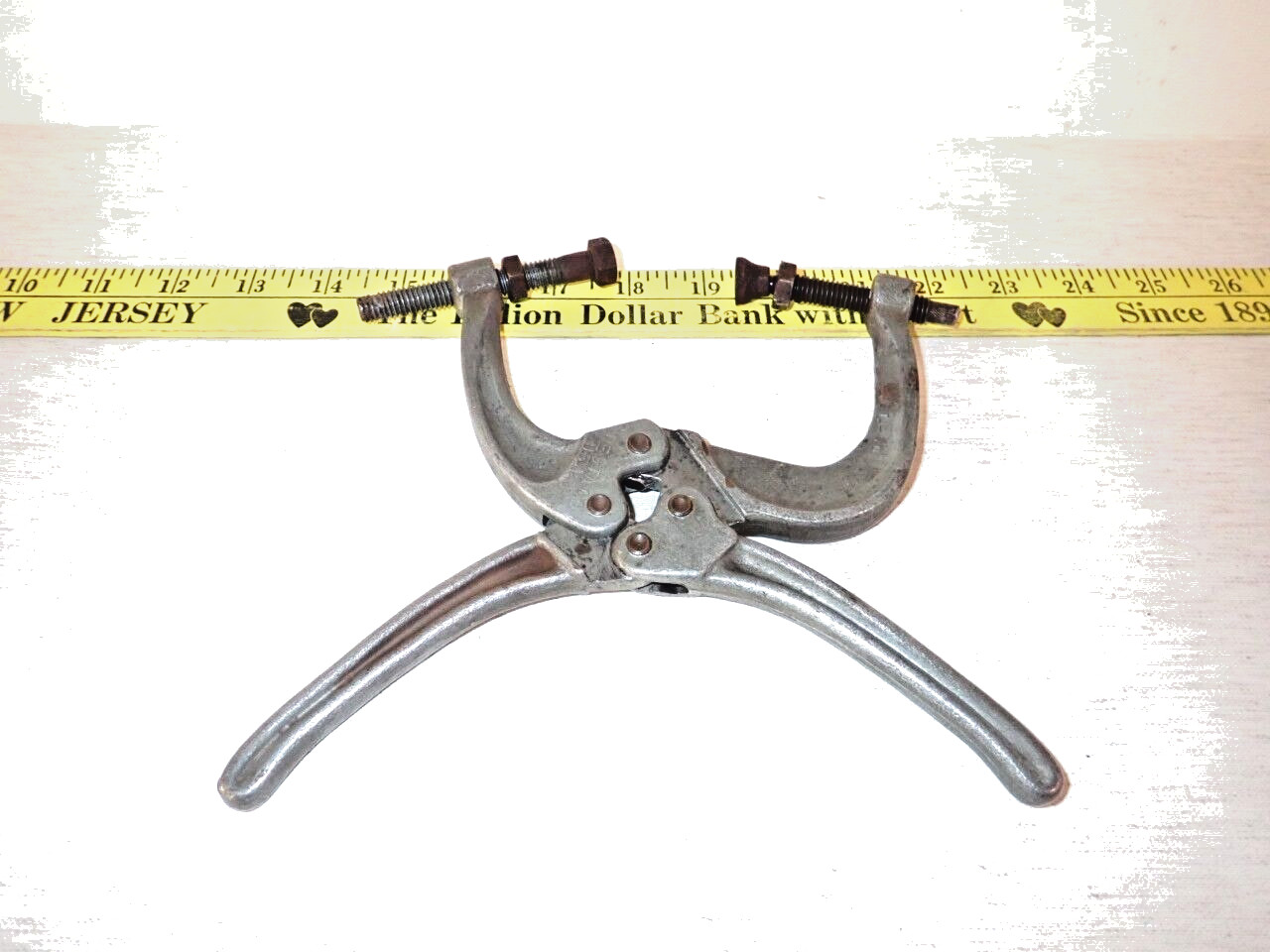 Vintage DESTA Co. # 474 Spring Stamping Clamp made in USA gallery