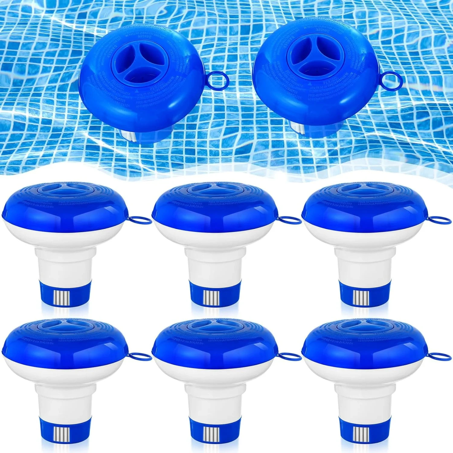 5" Floating Mini Chlorine 1" Tablet Dispenser for Pool, Spa, Hot Tub, Fountain gallery