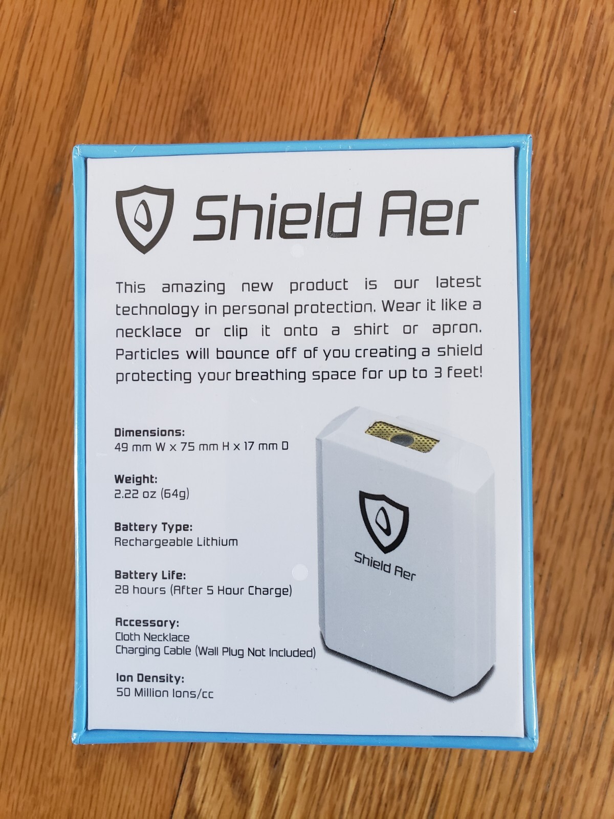 SHIELD AER---- Personal Air Purifier gallery