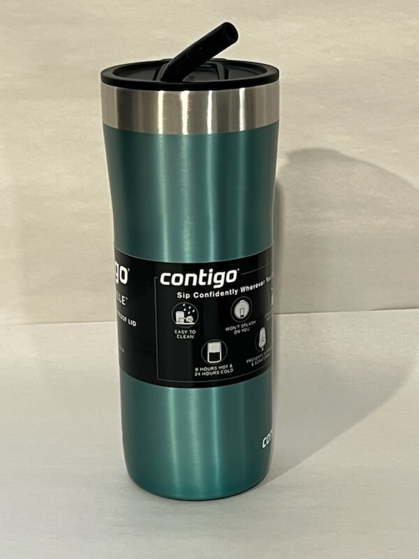 Contigo 24 oz. Streeterville Vacuum Insulated Stainless Steel Tumbler with Straw gallery