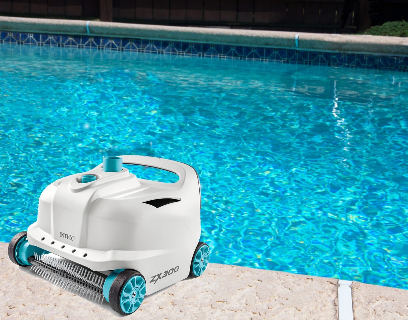 Intex 28005E Deluxe Swimming Pool Floor and Wall Cleaner Robot Vacuum ZX300 gallery